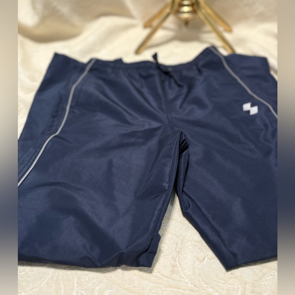 Sporto Dark Blue and Gray pant, isolated and padded,windbreaker track pant
